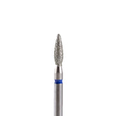Fresa/Broca de diamante, forma de llama azul 2.5 8mm
